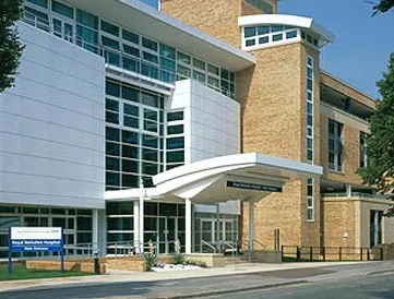Main entrance of Royal Berkshire Hospital in Reading