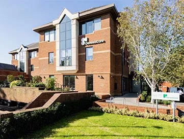 outside of cancer treatment centre