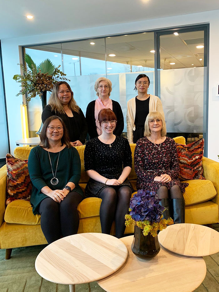 office team of women